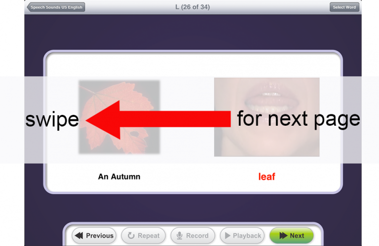 How to use Speech Sounds on Cue App – Multimedia Speech Pathology